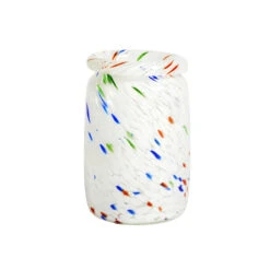Hay Splash Roll Neck Vase M 22cm