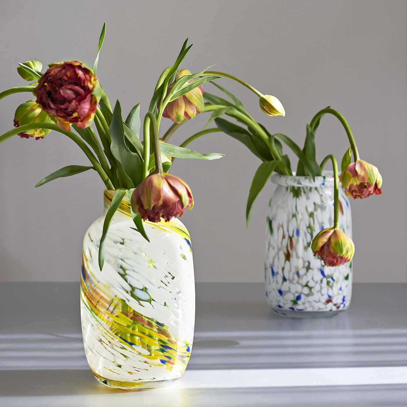 Hay Splash Roll Neck Vase M 22cm 6 Hay Splash Roll Neck Vase M 22cm – Bild 4