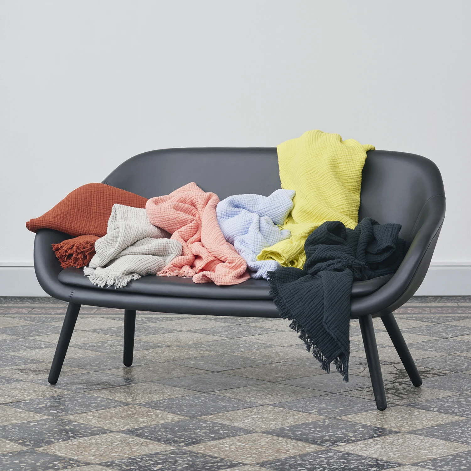 Hay Crinkle Baumwolldecke 150 X 210cm 4 Hay Crinkle Baumwolldecke 150 X 210cm – Bild 2