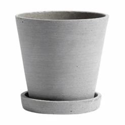 HAY Flowerpot With Saucer Blumentopf M Ø14 Cm