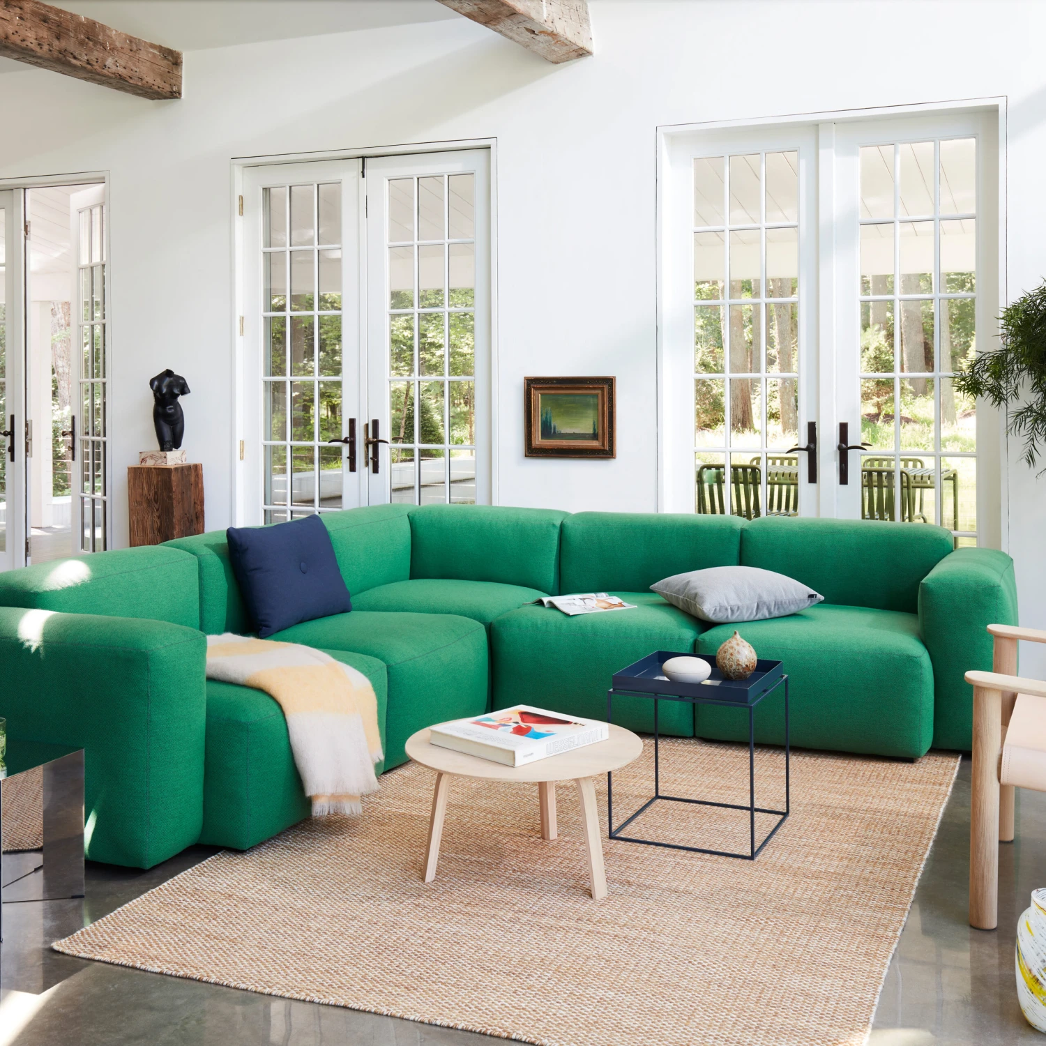 Hay Moiré Kelimteppich 170 X 240cm 5 Hay Moiré Kelimteppich 170 X 240cm – Bild 3