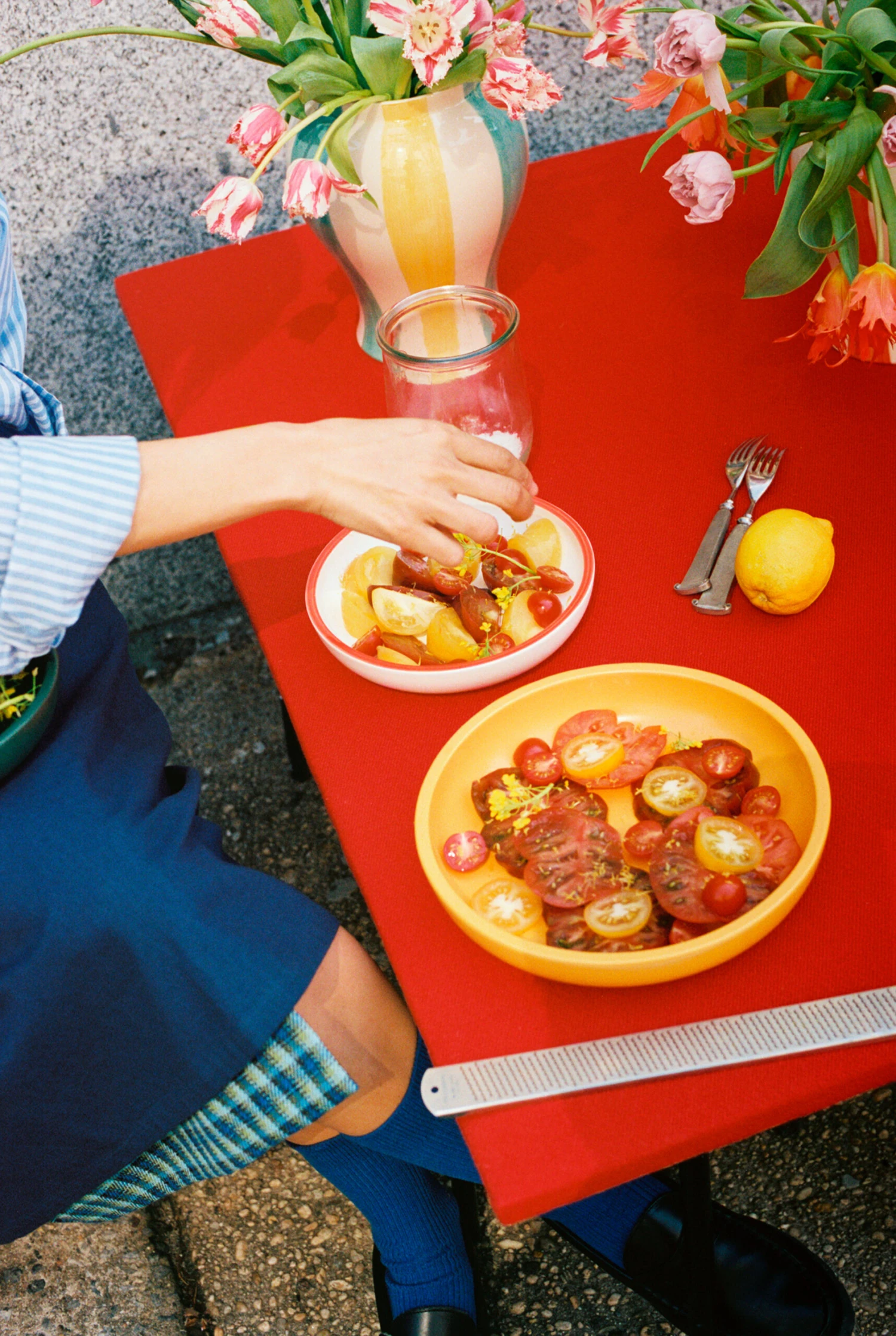 Hay Sobremesa Stripe Vase L 25cm 4 Hay Sobremesa Stripe Vase L 25cm – Bild 2